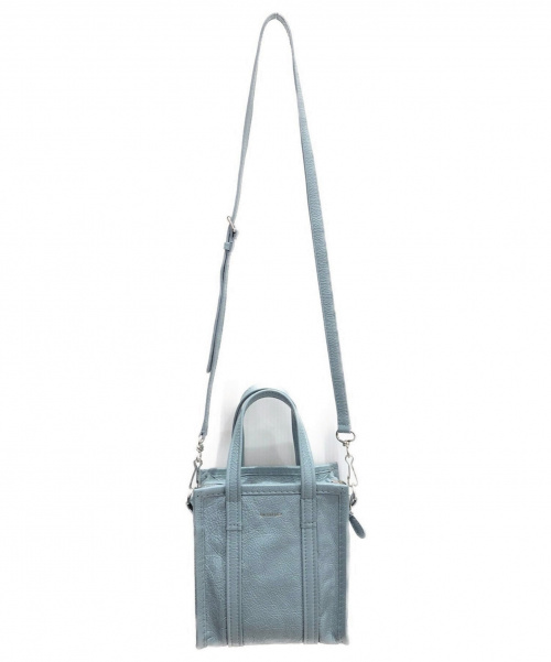 BALENCIAGA（バレンシアガ）BALENCIAGA (バレンシアガ) バザールショッパー スカイブルー サイズ:XXS ■の古着・服飾アイテム