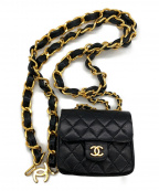 CHANELシャネル）の古着「マイクロミニマトラッセ」｜ブラック