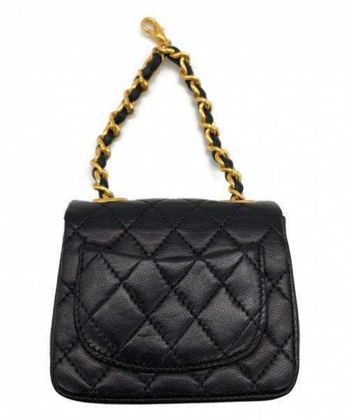 CHANEL（シャネル）CHANEL (シャネル) マイクロミニマトラッセ ブラック サイズ:-の古着・服飾アイテム