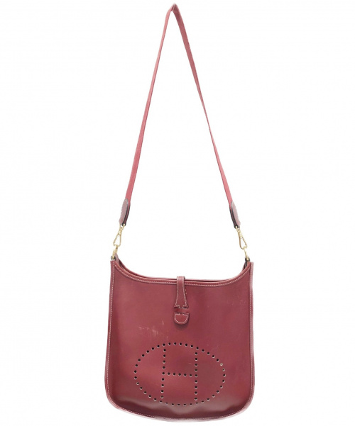 HERMES（エルメス）HERMES (エルメス) エブリンPM　Ⅰ レッド サイズ:PM エブリンⅠ □D(2000年)の古着・服飾アイテム