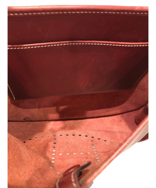 HERMES（エルメス）HERMES (エルメス) エブリンPM　Ⅰ レッド サイズ:PM エブリンⅠ □D(2000年)の古着・服飾アイテム