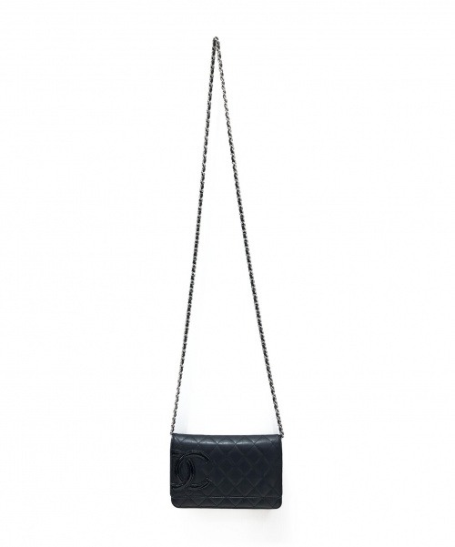 CHANEL（シャネル）CHANEL (シャネル) チェーンウォレット ブラック サイズ:-の古着・服飾アイテム