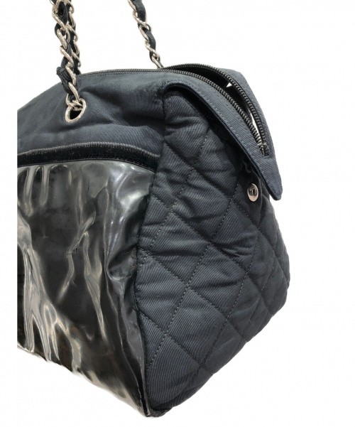 CHANEL（シャネル）CHANEL (シャネル) ココマークチェーンショルダーバッグ ブラック サイズ:-の古着・服飾アイテム