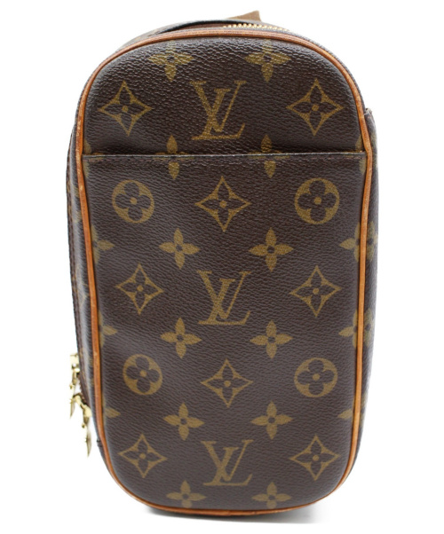 LOUIS VUITTON（ルイ ヴィトン）LOUIS VUITTON (ルイヴィトン) ポシェットガンジュ ブラウン サイズ:- モノグラム M51870 CA0055の古着・服飾アイテム
