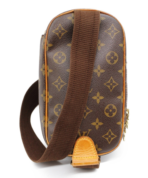 LOUIS VUITTON（ルイ ヴィトン）LOUIS VUITTON (ルイヴィトン) ポシェットガンジュ ブラウン サイズ:- モノグラム M51870 CA0055の古着・服飾アイテム