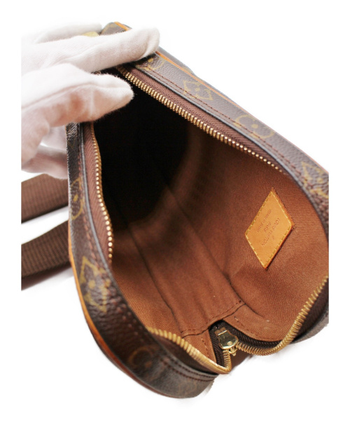 LOUIS VUITTON（ルイ ヴィトン）LOUIS VUITTON (ルイヴィトン) ポシェットガンジュ ブラウン サイズ:- モノグラム M51870 CA0055の古着・服飾アイテム