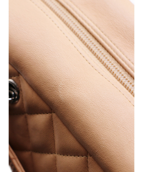 CHANEL（シャネル）CHANEL (シャネル) ボーリングバッグ ベージュ サイズ:- カンボン 9507397の古着・服飾アイテム