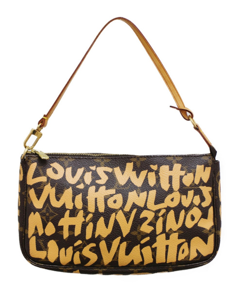 LOUIS VUITTON（ルイ ヴィトン）LOUIS VUITTON (ルイヴィトン) ポシェット・アクセソワール サイズ:- グラフィティライン M92193 AR0071の古着・服飾アイテム