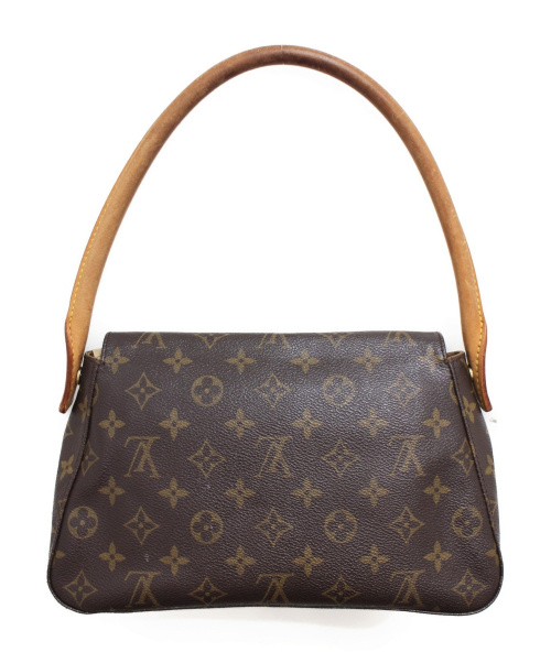 LOUIS VUITTON（ルイ ヴィトン）LOUIS VUITTON (ルイヴィトン) ミニルーピング ブラウン サイズ:ミニ モノグラム M51147 MI0052の古着・服飾アイテム