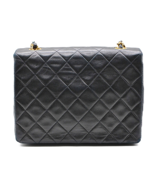 CHANEL（シャネル）CHANEL (シャネル) マトラッセチェーンショルダーバッグ ブラック サイズ:-の古着・服飾アイテム