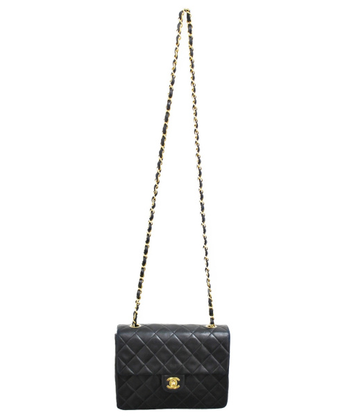 CHANEL（シャネル）CHANEL (シャネル) マトラッセチェーンショルダーバッグ ブラック サイズ:-の古着・服飾アイテム