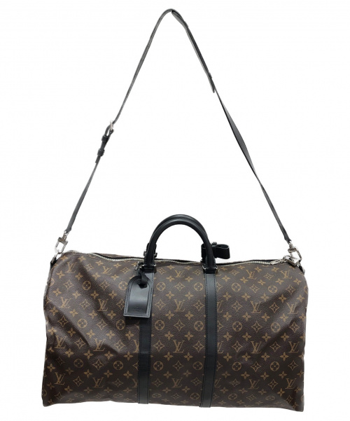 LOUIS VUITTON（ルイ ヴィトン）LOUIS VUITTON (ルイヴィトン) マカサー キーポル・バンドリエール55 サイズ:55 モノグラムマカサー M56714の古着・服飾アイテム