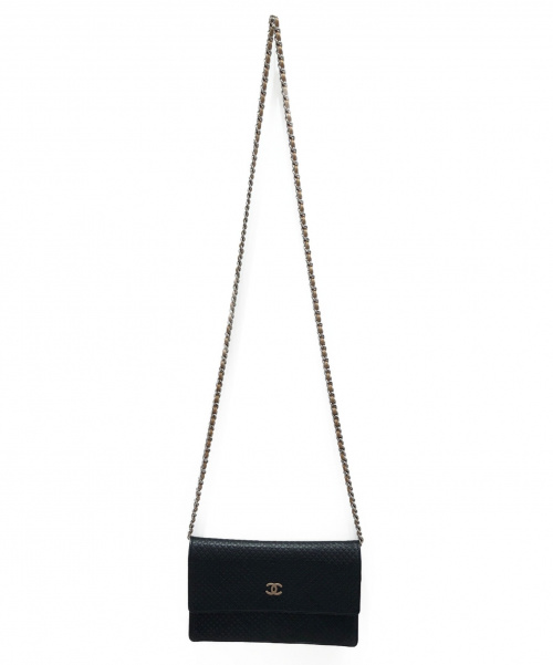 CHANEL（シャネル）CHANEL (シャネル) チェーンウォレット ブラック サイズ:-の古着・服飾アイテム
