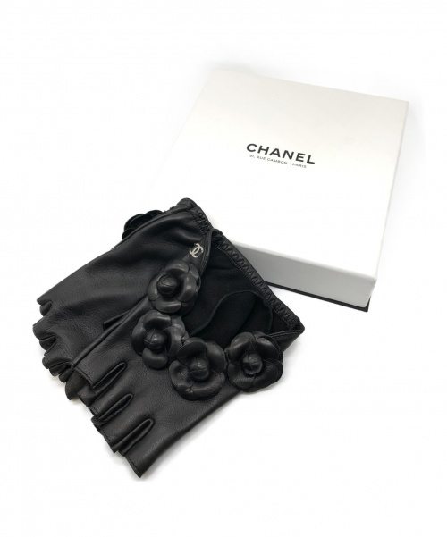 CHANEL（シャネル）CHANEL (シャネル) ドライビンググローブ ブラック サイズ:8 未使用品の古着・服飾アイテム