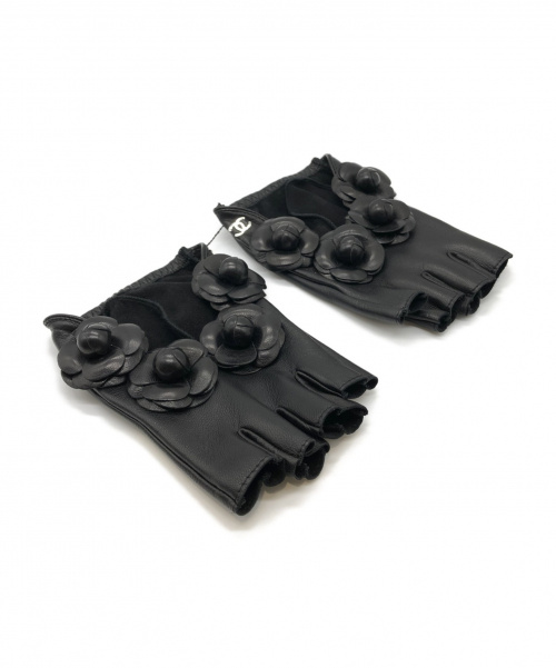 CHANEL（シャネル）CHANEL (シャネル) ドライビンググローブ ブラック サイズ:8 未使用品の古着・服飾アイテム