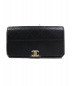 CHANEL（シャネル）の古着「ターンロック長財布」｜ブラック