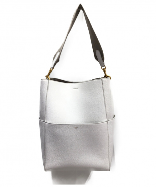 CELINE（セリーヌ）CELINE (セリーヌ) サングルバケット ホワイト サイズ:-の古着・服飾アイテム