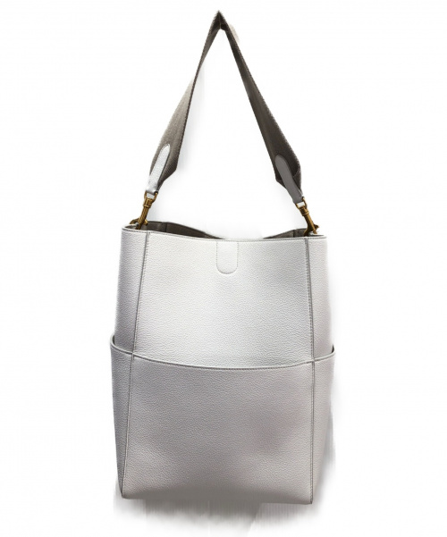 CELINE（セリーヌ）CELINE (セリーヌ) サングルバケット ホワイト サイズ:-の古着・服飾アイテム