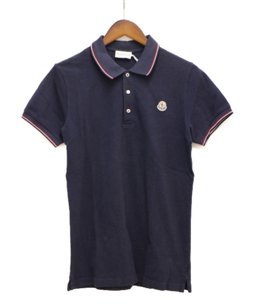 MONCLER（モンクレール）MONCLER (モンクレール) MAGLIA POLO MANICA CORTA ネイビー サイズ:14の古着・服飾アイテム