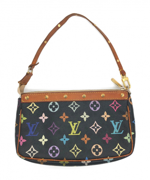 LOUIS VUITTON（ルイ ヴィトン）LOUIS VUITTON (ルイヴィトン) ポシェットアクセソワール ブラック サイズ:- マルチカラー M92648 SL1013の古着・服飾アイテム