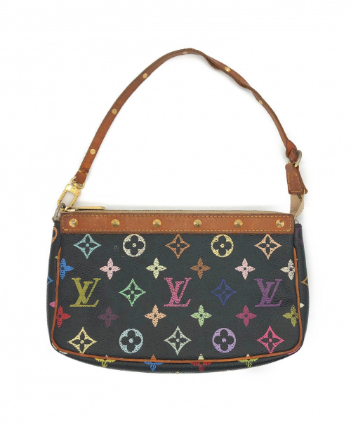 LOUIS VUITTON（ルイ ヴィトン）LOUIS VUITTON (ルイヴィトン) ポシェットアクセソワール ブラック サイズ:- マルチカラー M92648 SL1013の古着・服飾アイテム