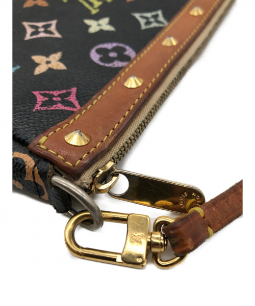 LOUIS VUITTON（ルイ ヴィトン）LOUIS VUITTON (ルイヴィトン) ポシェットアクセソワール ブラック サイズ:- マルチカラー M92648 SL1013の古着・服飾アイテム