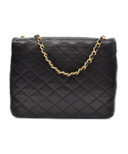 CHANEL（シャネル）CHANEL (シャネル) マトラッセチェーンショルダーバッグ ブラック サイズ:-の古着・服飾アイテム