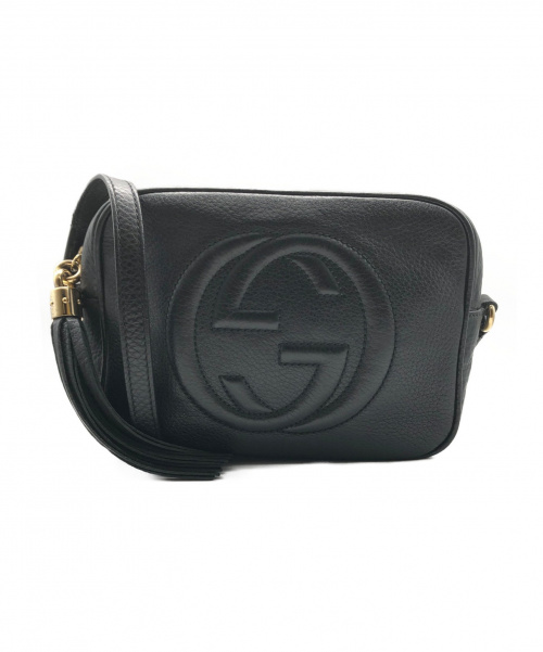 GUCCI（グッチ）GUCCI (グッチ) ソーホーディスコショルダーバッグ ブラック サイズ:- 308364の古着・服飾アイテム