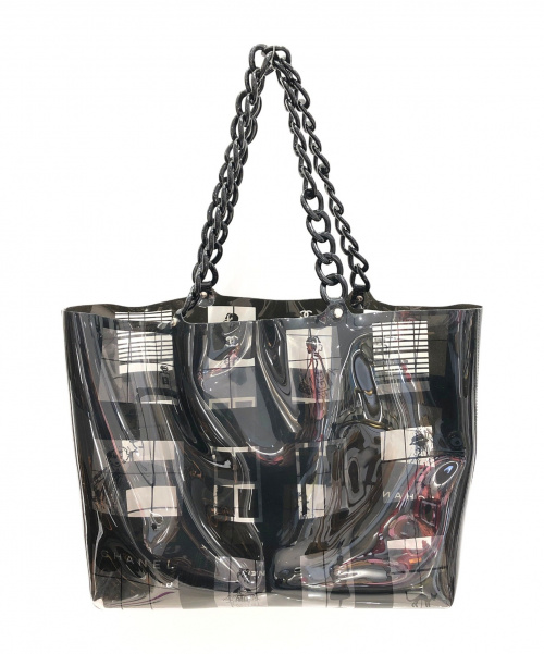 CHANEL（シャネル）CHANEL (シャネル) ビニールプラチェーントートバッグ ブラック サイズ:- ウィンドウラインの古着・服飾アイテム