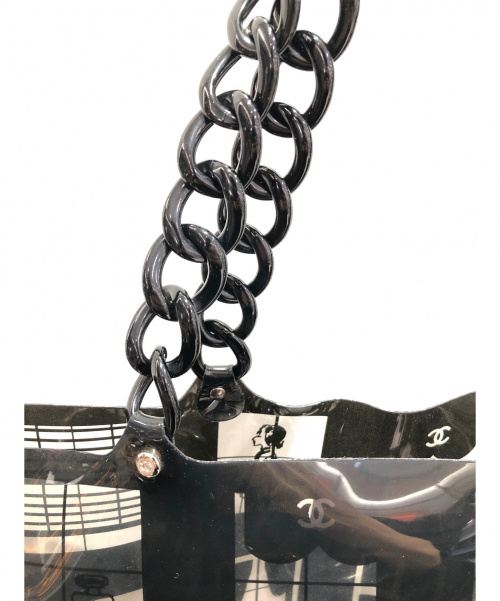 CHANEL（シャネル）CHANEL (シャネル) ビニールプラチェーントートバッグ ブラック サイズ:- ウィンドウラインの古着・服飾アイテム