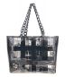 CHANEL（シャネル）の古着「ビニールプラチェーントートバッグ」｜ブラック