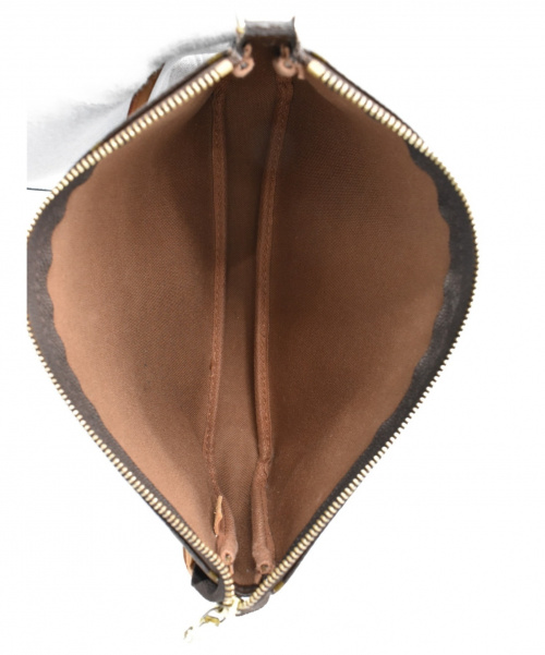 LOUIS VUITTON（ルイ ヴィトン）LOUIS VUITTON (ルイヴィトン) ポシェットアクセソワール　 ブラウン サイズ:- モノグラム M51980 VI0074の古着・服飾アイテム