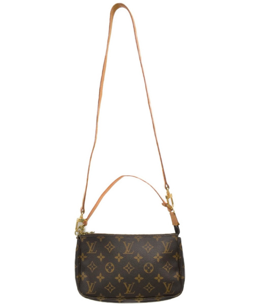 LOUIS VUITTON（ルイ ヴィトン）LOUIS VUITTON (ルイヴィトン) ポシェットアクセソワール　 ブラウン サイズ:- モノグラム M51980 VI0074の古着・服飾アイテム