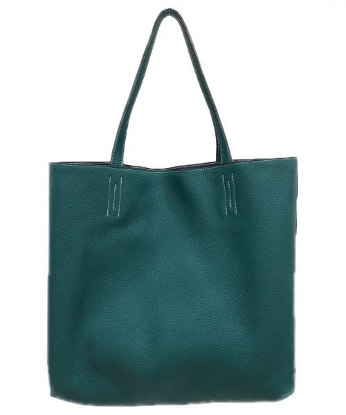 HERMES（エルメス）HERMES (エルメス) ドゥブルセンス45 ネイビー×グリーン サイズ:45の古着・服飾アイテム