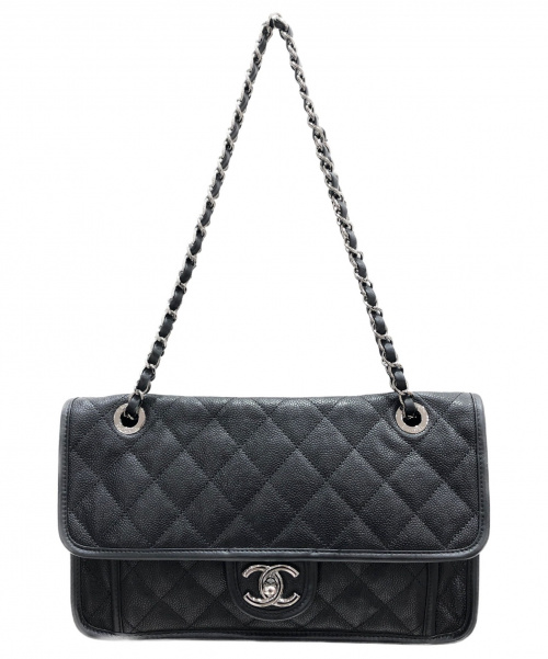 CHANEL（シャネル）CHANEL (シャネル) フレンチリビエラ ブラック サイズ:-  A66801 ソフトキャビアスキンの古着・服飾アイテム