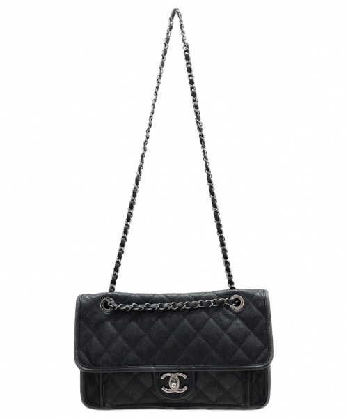 CHANEL（シャネル）CHANEL (シャネル) フレンチリビエラ ブラック サイズ:-  A66801 ソフトキャビアスキンの古着・服飾アイテム