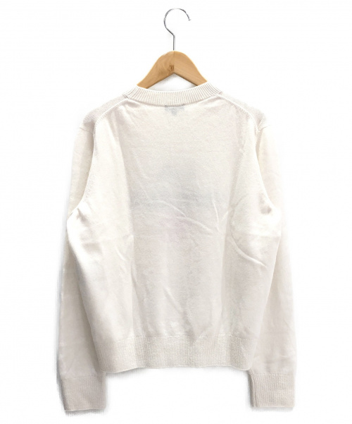CHANEL（シャネル）CHANEL (シャネル) LA PAUSAニット ホワイト サイズ:38 2019クルーズコレクション　カシミヤ100％の古着・服飾アイテム