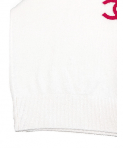 CHANEL（シャネル）CHANEL (シャネル) LA PAUSAニット ホワイト サイズ:38 2019クルーズコレクション　カシミヤ100％の古着・服飾アイテム