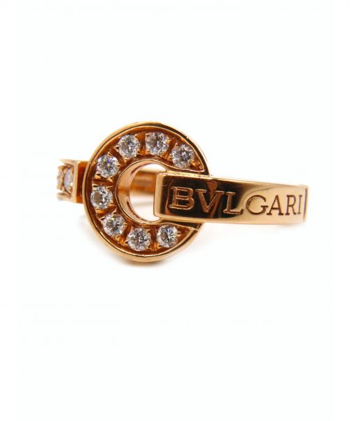 BVLGARI（ブルガリ）BVLGARI (ブルガリ) ブルガリブルガリリング サイズ:8号 K18PGの古着・服飾アイテム