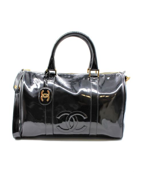 CHANEL（シャネル）CHANEL (シャネル) ボストンバッグ ブラック サイズ:-の古着・服飾アイテム