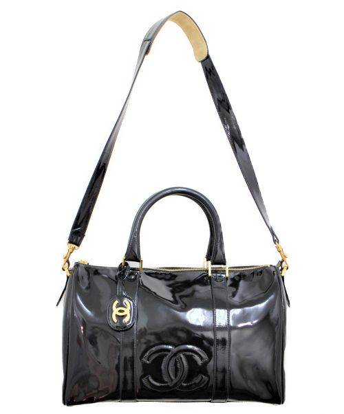 CHANEL（シャネル）CHANEL (シャネル) ボストンバッグ ブラック サイズ:-の古着・服飾アイテム