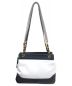 CHANEL (シャネル) ココマークチェーントートバッグ ホワイト×ネイビー サイズ:-：118000円