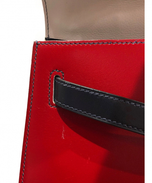 HERMES（エルメス）HERMES (エルメス) ケリー32 トリコロールカラー サイズ:32 ボックスカーフ　ゴールド金具　外縫いの古着・服飾アイテム