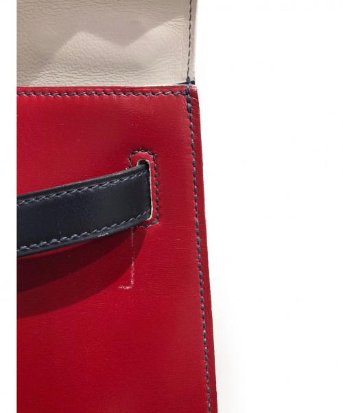 HERMES（エルメス）HERMES (エルメス) ケリー32 トリコロールカラー サイズ:32 ボックスカーフ　ゴールド金具　外縫いの古着・服飾アイテム