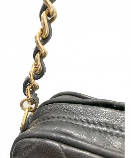 CHANEL（シャネル）CHANEL (シャネル) タッセルショルダーバッグ ブラック サイズ:- マトラッセ シープスキン 0160216の古着・服飾アイテム