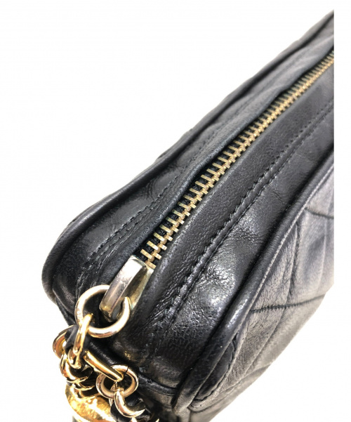 CHANEL（シャネル）CHANEL (シャネル) タッセルショルダーバッグ ブラック サイズ:- マトラッセ シープスキン 0160216の古着・服飾アイテム