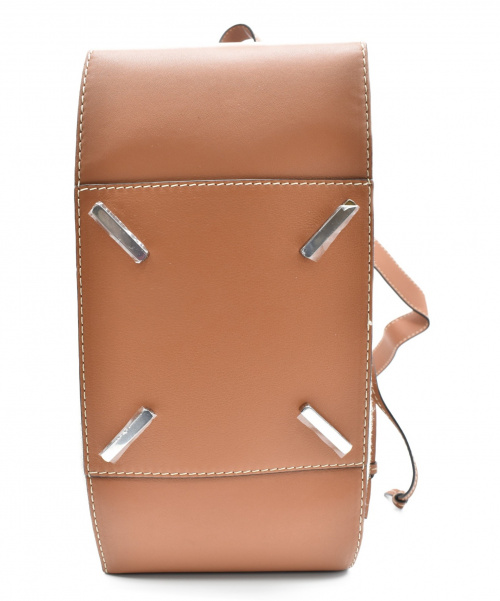 LOEWE（ロエベ）LOEWE (ロエベ) ハンモックバッグ ベージュ サイズ:- キャンバス×レザーの古着・服飾アイテム