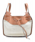 LOEWE (ロエベ) ハンモックバッグ ベージュ サイズ:- キャンバス×レザー：99800円