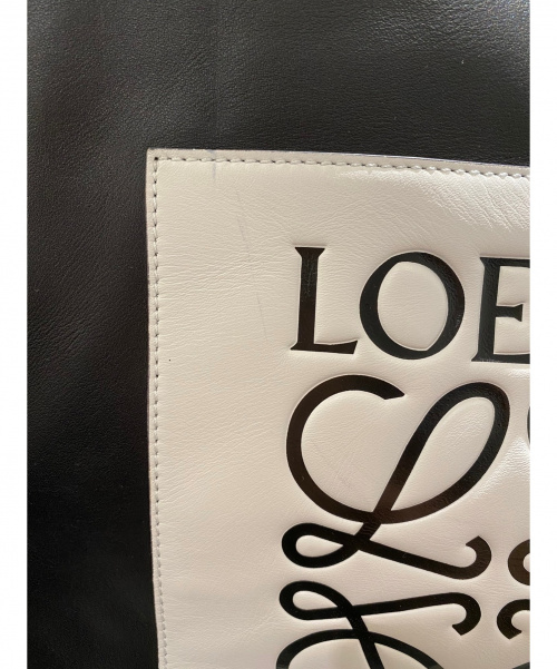 LOEWE（ロエベ）LOEWE (ロエベ) ショッパートート ホワイト×ブラック サイズ:-の古着・服飾アイテム