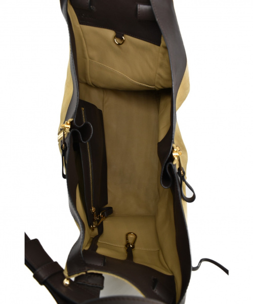 LOEWE（ロエベ）LOEWE (ロエベ) ハンモックバッグ カーキ サイズ:- レザー×スエードの古着・服飾アイテム